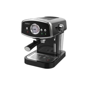 Μηχανή Καφέ espresso, prem 40311, primo, eco 19bar, Με αναλογικό καντράν θερμοκρασίας, Μαύρη chrome, alfa electric