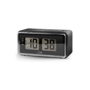 digital alarm clock, retroflip, 221 0088, life, alfa electric