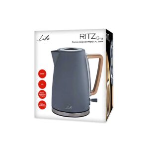 electric kettle, ritz grey, 221 0215, life, alfa electric 3